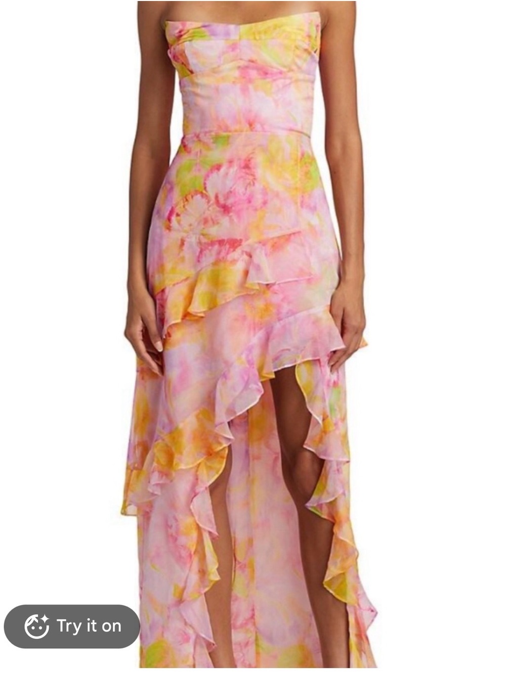 Amanda Uprichard Strapless Magnolia Dress